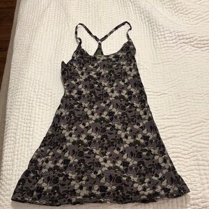 Outdoor Voices Black and White Floral Chemise